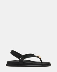 ELVIA BLACK LEATHER