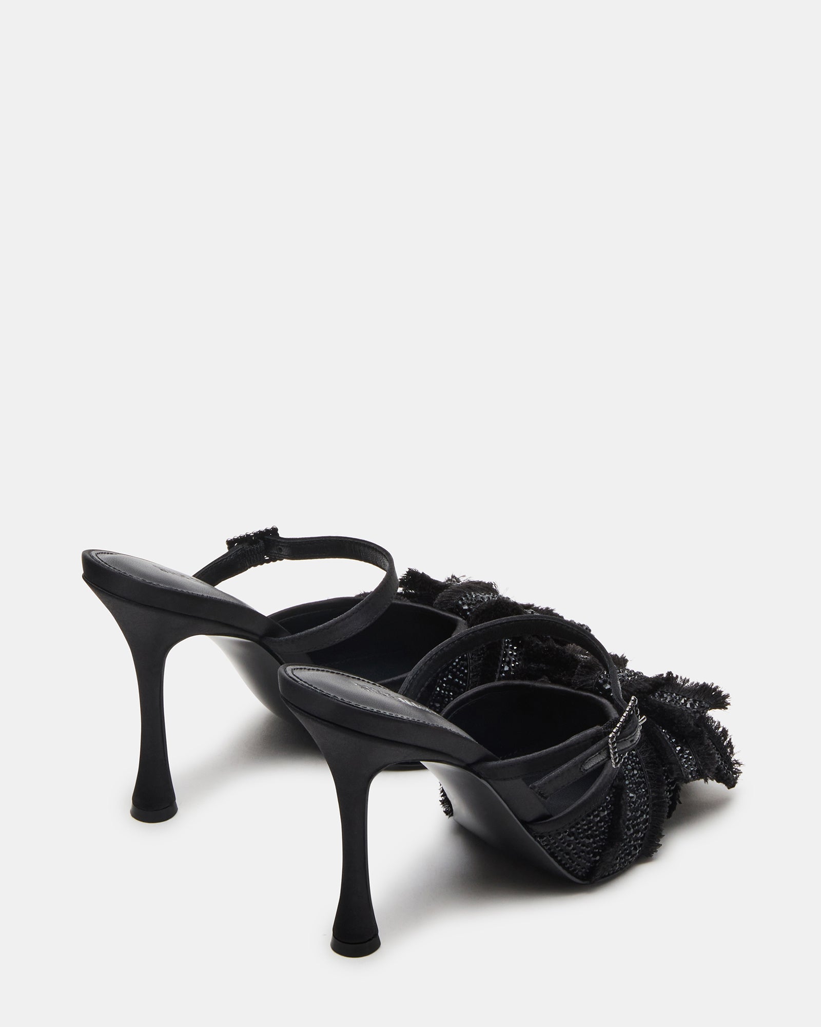 BAYLIN BLACK SATIN RHINESTONES